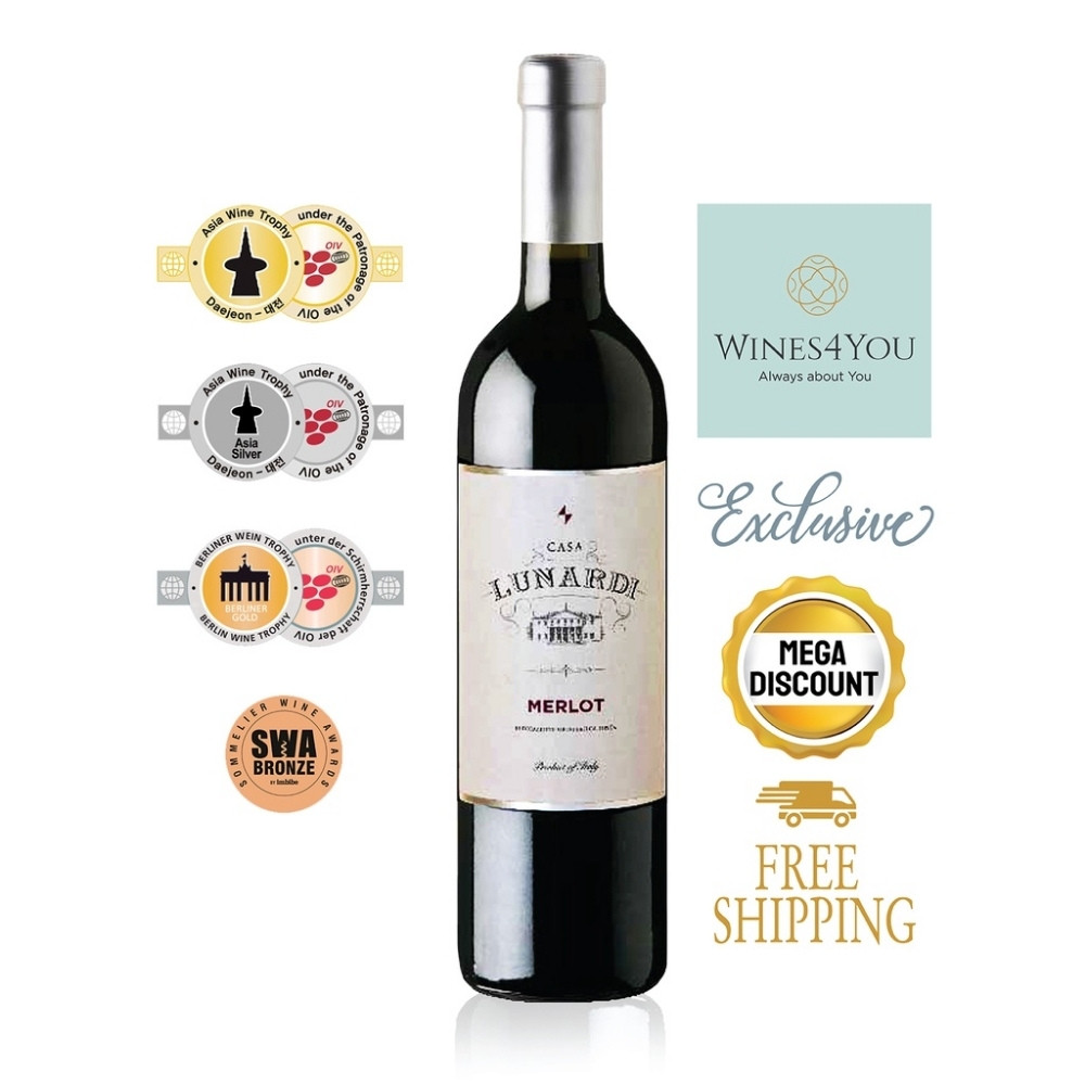 Lunardi Merlot Delle Venezie IGT Italy Red Wine